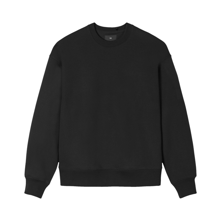 Y-3 Terry Crew Sweater "Black"