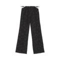 GANNI Stretch Jacquard Flared Pants "Black"