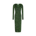 GANNI Knit Dress "Green Melange"