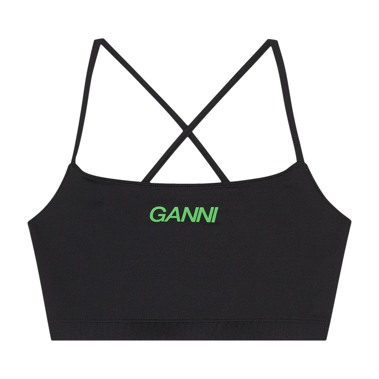 GANNI Active Strap Top "Black"