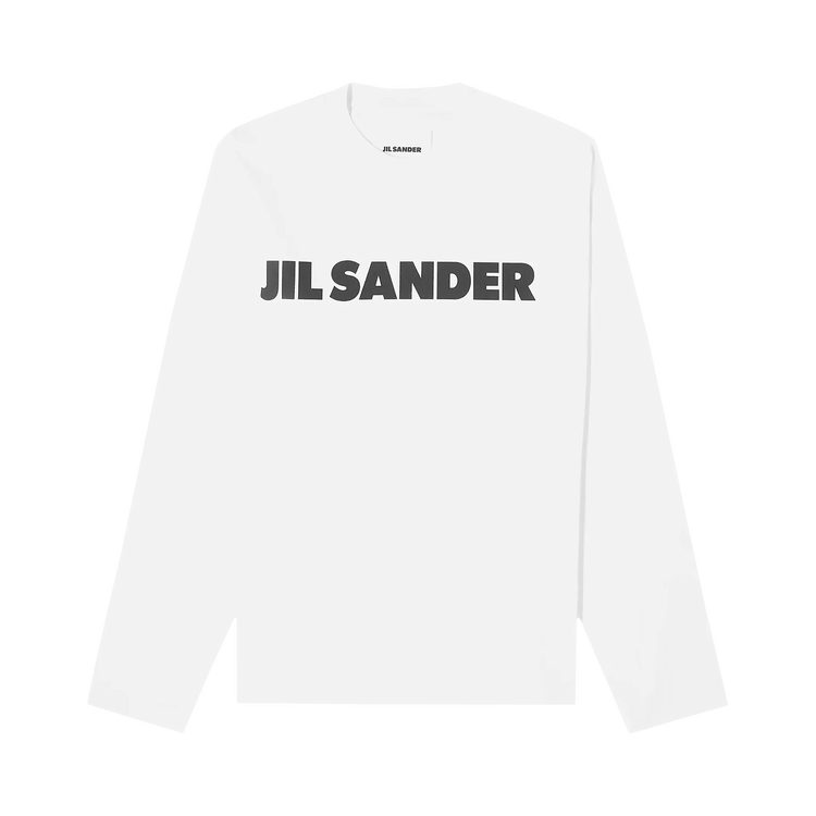Jil Sander Logo Long-Sleeve T-Shirt "White"