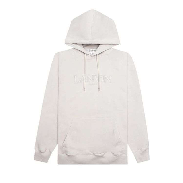 Lanvin Embroidered Popover Hoodie "Mastic"