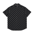 Balmain Short-Sleeve Stars Print Shirt "Black/Ivory"