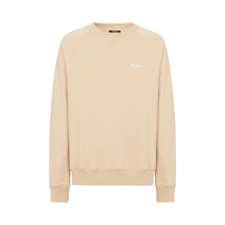 Balmain Flock Sweatshirt "Light Beige/Natural"