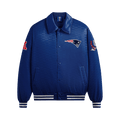 Kith For The NFL: Patriots Satin Bomber Jacket "Action"