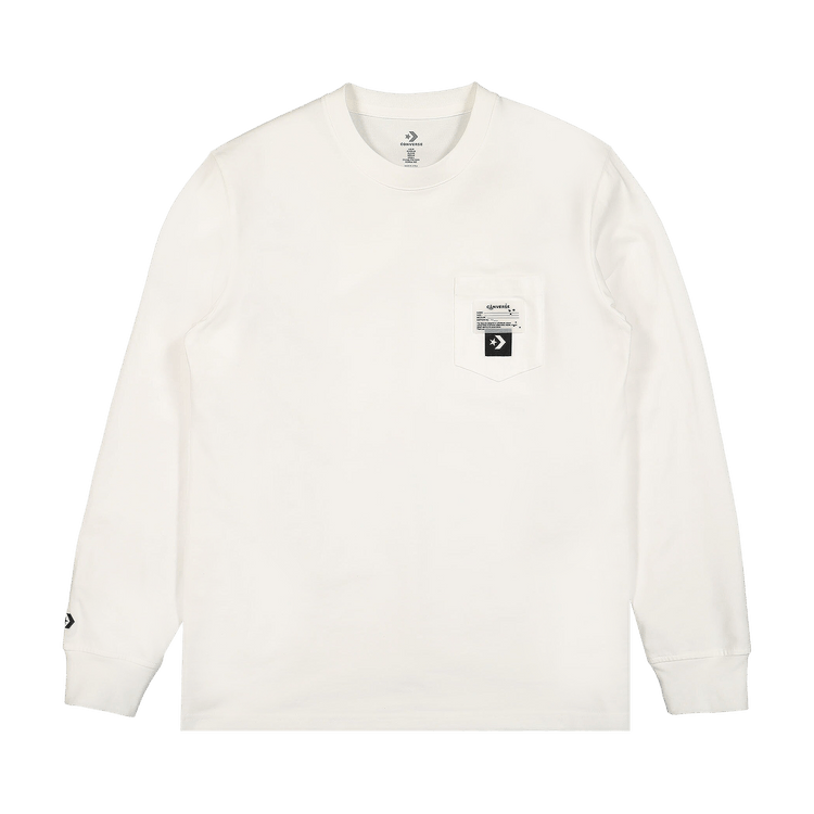 Converse x Joshua Vides Long-Sleeve Pocket Tee "White"