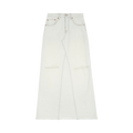 MM6 Maison Margiela Long Denim Skirt "Light Blue"