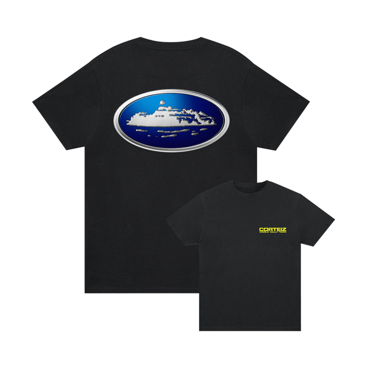 Corteiz Alcatraz World Rally Tee "Black"