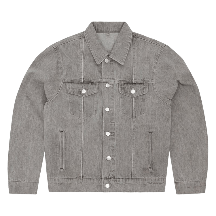 Corteiz C-Star Denim Trucker Jacket "Grey"