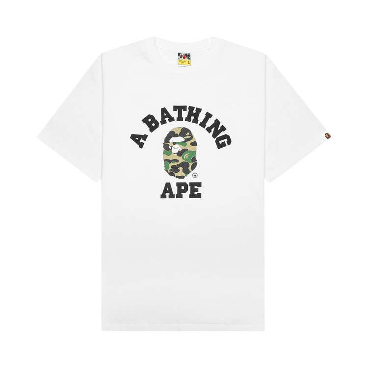 BAPE ABC Camo College "White/Green"