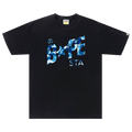 BAPE ABC Camo Sta Logo Tee "Black/Blue"