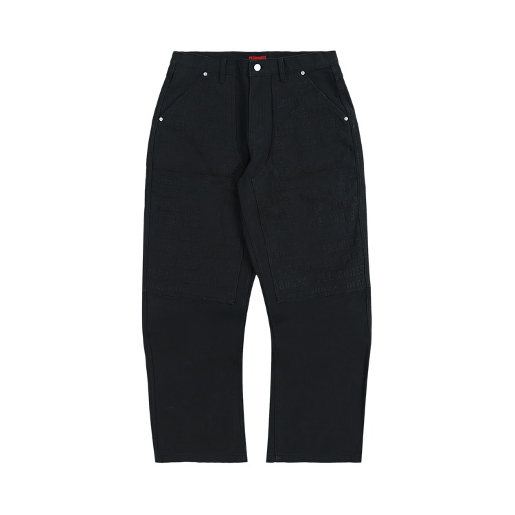 Pleasures Impact Double Knee Pants "Black"
