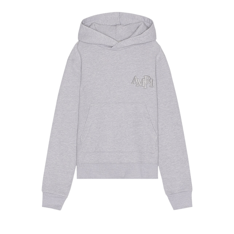 Amiri Staggered Hoodie "Heather Grey"