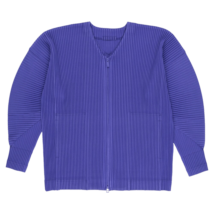 Homme Plissé Issey Miyake MC September Zip Up Cardigan "Viola Violet"