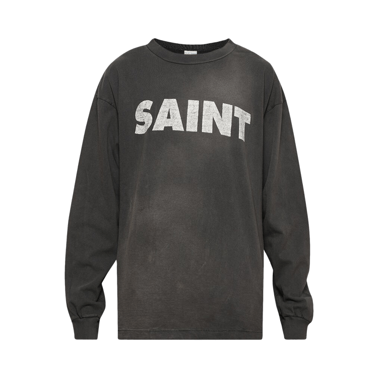 SAINT Mxxxxxx Long-Sleeve S N T Tee "Black"