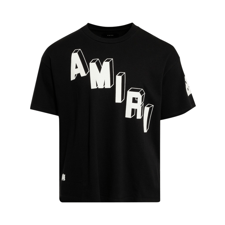 Amiri Flocked Hockey Skater Tee "Black"