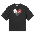 Rabanne Graphic Print Jersey T-Shirt "Black"