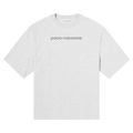 Rabanne Crystals Embellished T-Shirt "Grey"
