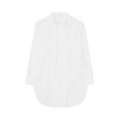 Yohji Yamamoto Cellulose Lawn Shirt With Tie "White"