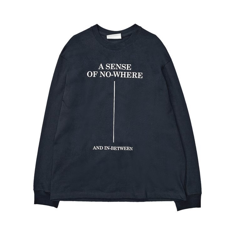 Song for the Mute A Sense of Nowhere Oversized Crewneck "Black"