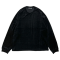 Mastermind Velour Long-Sleeve Tee "Black"