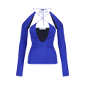 The Attico Zane Top "Vivid Violet"