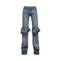 Coperni Open Knee Jeans "Washed Blue"