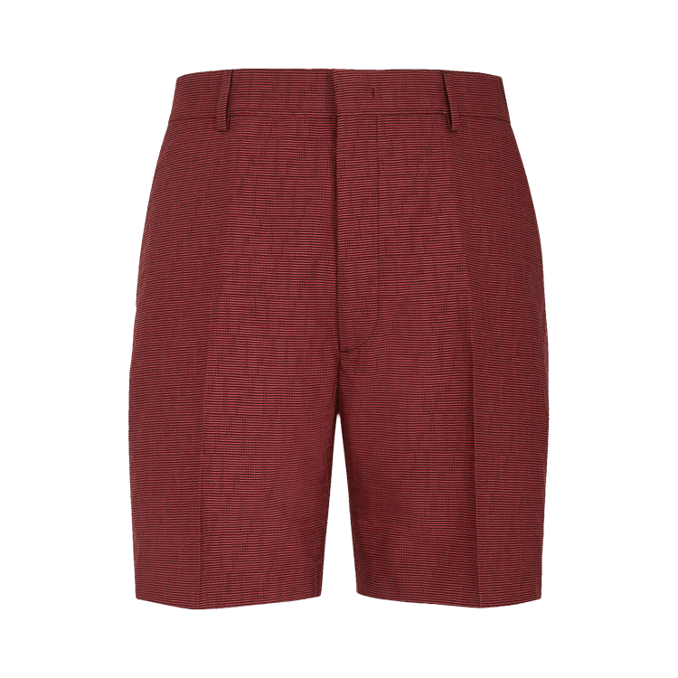 Fendi Bermuda Shorts "Red/Black"