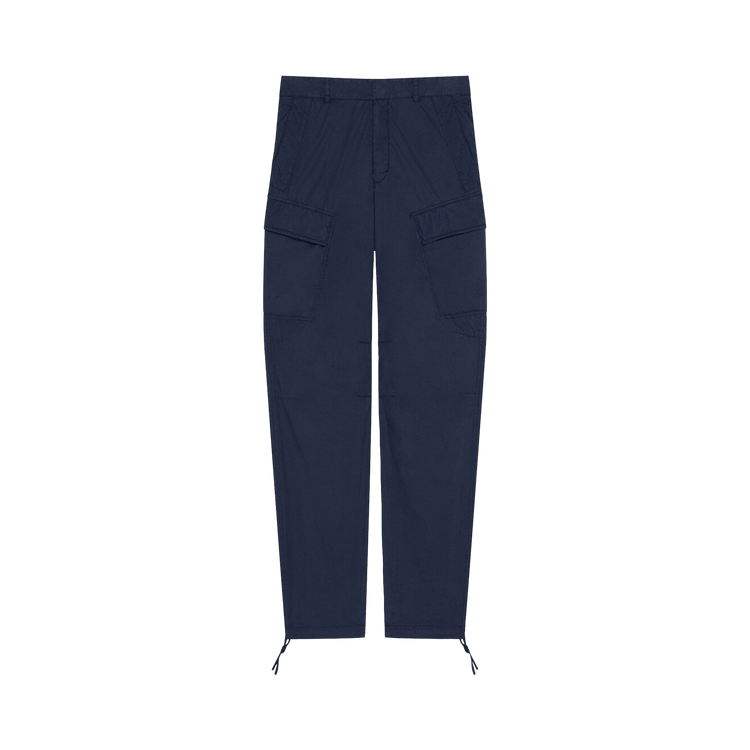 Givenchy Incrusted Pockets Knee Dart Pants "Oil Blue"