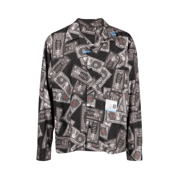 Maison Mihara Yasuhiro Dollar Bill Printed Shirts "Black"