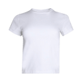 RE/DONE 90s Baby Tee "Optic White"