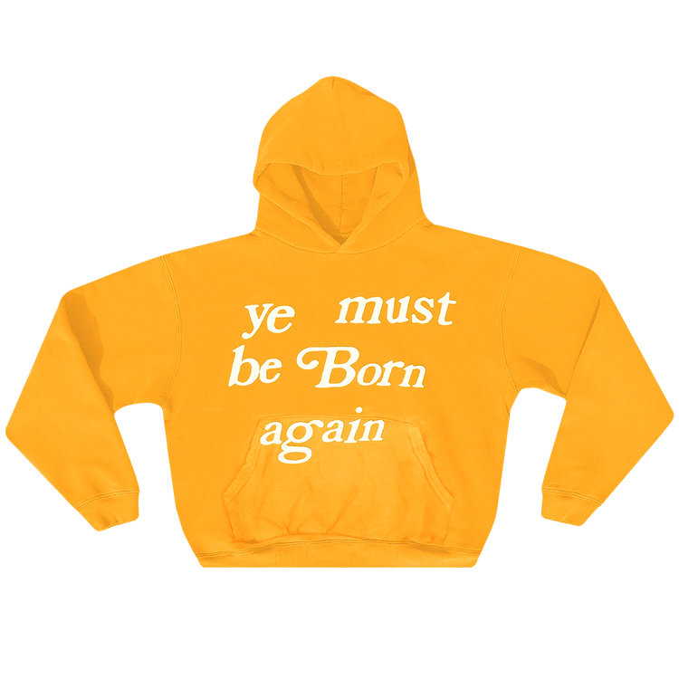 Cactus Plant Flea Market Born Again Hooded Sweatshirt With Pocket "Yellow"