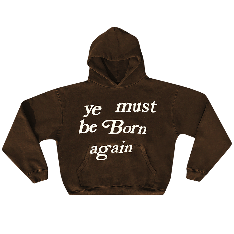 Cactus Plant Flea Market Born Again Hooded Sweatshirt With Pocket "Brown"