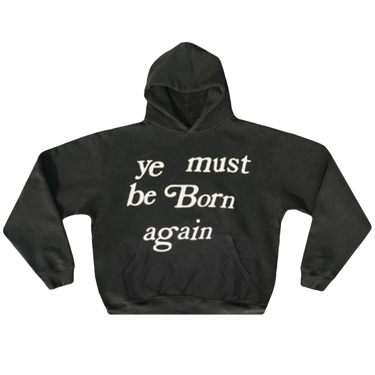 Cactus Plant Flea Market Born Again Hooded Sweatshirt With Pocket "Coal"