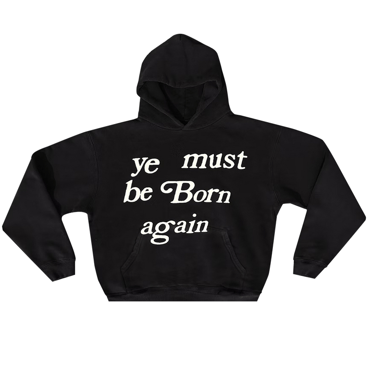 Cactus Plant Flea Market Born Again Hooded Sweatshirt With Pocket "Black"