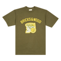 Bricks & Wood Hoop Tee "Olive"