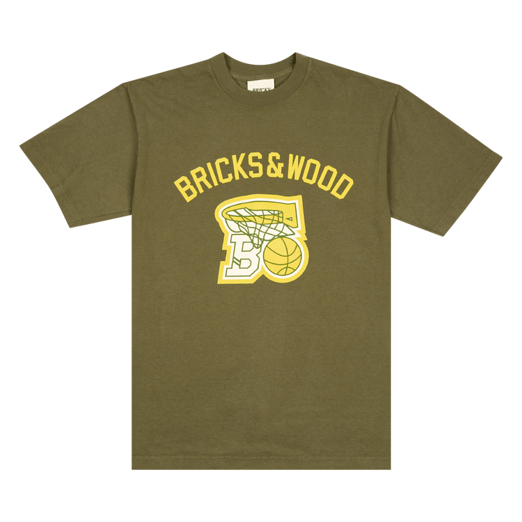 Bricks & Wood Hoop Tee "Olive"