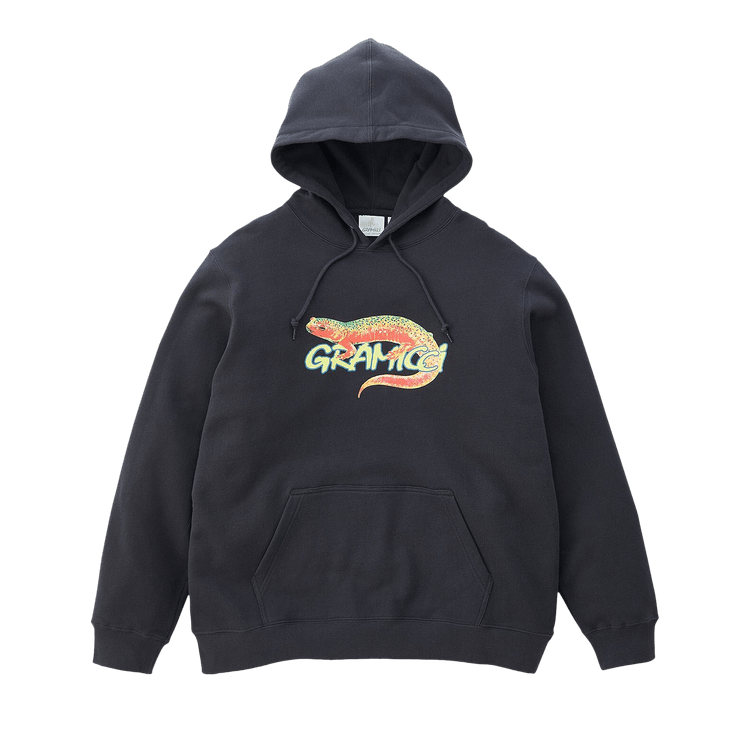 Gramicci Salamander Hooded Sweatshirt "Vintage Black"