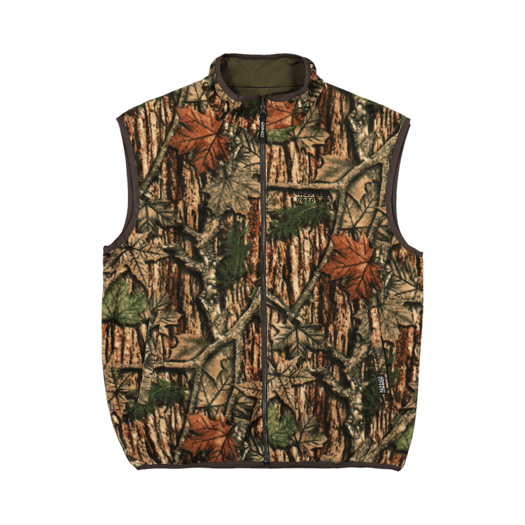 Gramicci Reversible Fleece Vest "Leaf Camo"