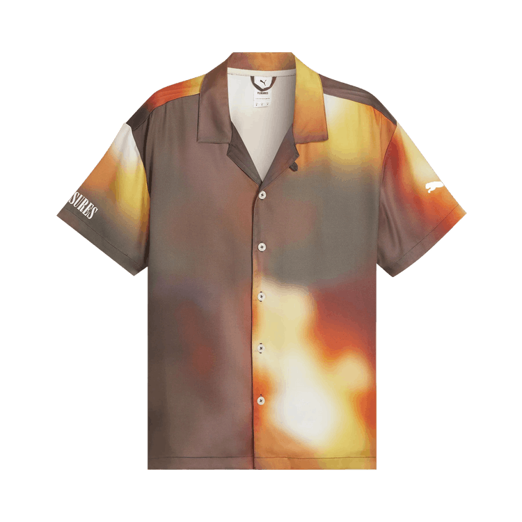 Puma x Pleasures All Over Print Shirt "Puma White"