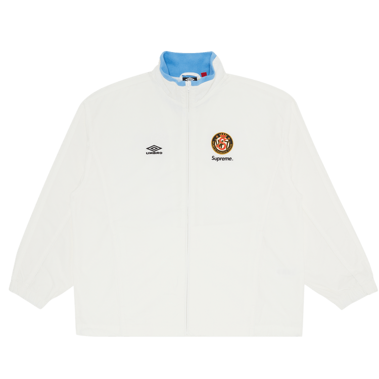 Supreme x Umbro Cotton Ripstop Track Jacket "White"