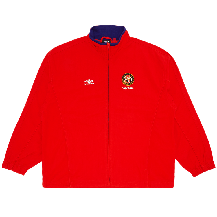 Supreme x Umbro Cotton Ripstop Track Jacket "Red"