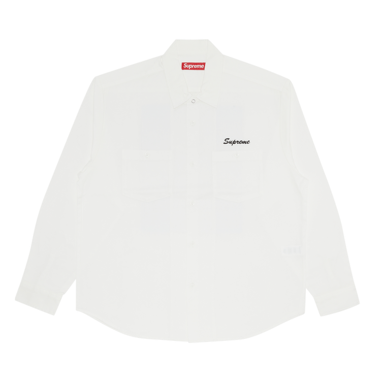 Supreme American Psycho Work Shirt "White"