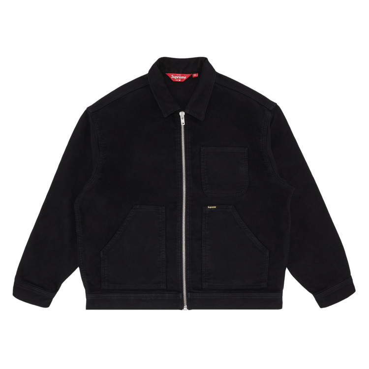 Supreme Moleskin Work Jacket "Black"