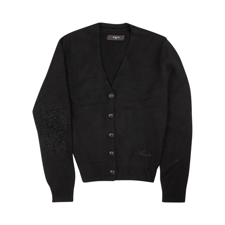 Amiri Heavy Cashmere Cardigan "Black"