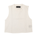 Amiri Shotgun Cropped Muscle Tank "White"