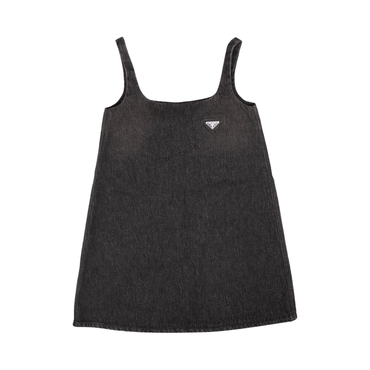 Prada Denim Mini Dress "Black"