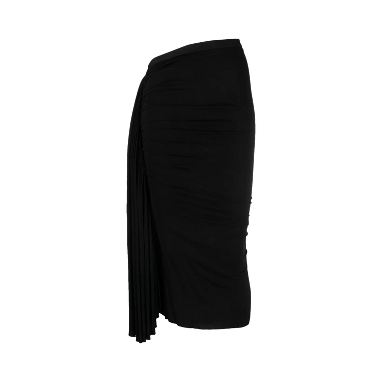 Rick Owens Lilies Fog Skirt "Black"