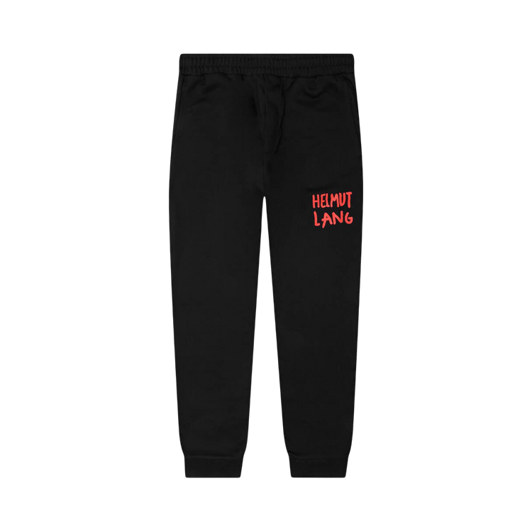 Helmut Lang Scribble Logo Jogger "Black"