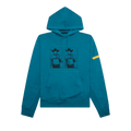 Helmut Lang Scribble Logo Hoodie "River"
